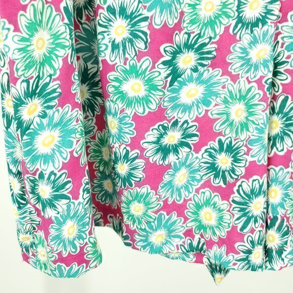 VTG 90s/Y2K High Rise Midi Skort 6/S Pink/Green Floral - Picture 13 of 14